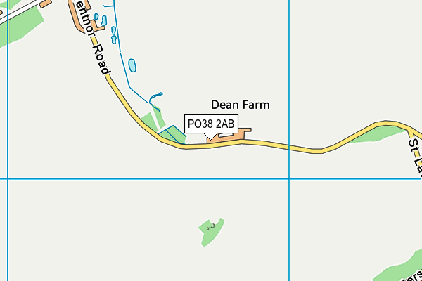 PO38 2AB map - OS VectorMap District (Ordnance Survey) PO38 2AB map - OS VectorMap District (Ordnance Survey)