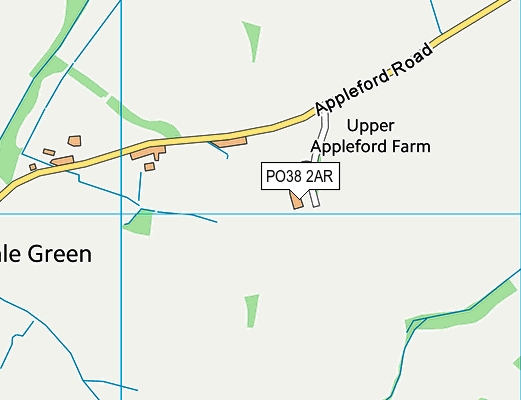 PO38 2AR map - OS VectorMap District (Ordnance Survey) PO38 2AR map - OS VectorMap District (Ordnance Survey)
