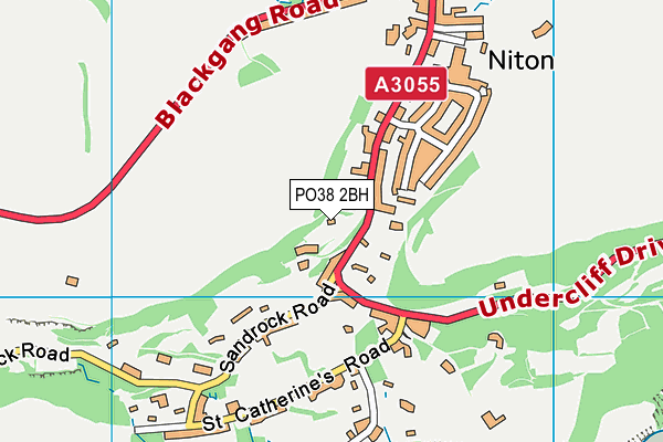 PO38 2BH map - OS VectorMap District (Ordnance Survey) PO38 2BH map - OS VectorMap District (Ordnance Survey)