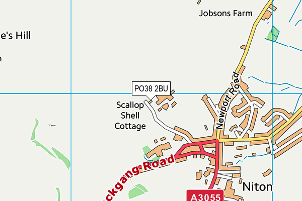 PO38 2BU map - OS VectorMap District (Ordnance Survey) PO38 2BU map - OS VectorMap District (Ordnance Survey)