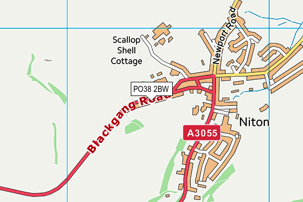 PO38 2BW map - OS VectorMap District (Ordnance Survey) PO38 2BW map - OS VectorMap District (Ordnance Survey)