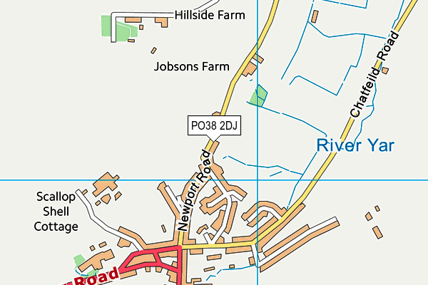 PO38 2DJ map - OS VectorMap District (Ordnance Survey) PO38 2DJ map - OS VectorMap District (Ordnance Survey)