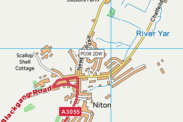 PO38 2DW map - OS VectorMap District (Ordnance Survey) PO38 2DW map - OS VectorMap District (Ordnance Survey)