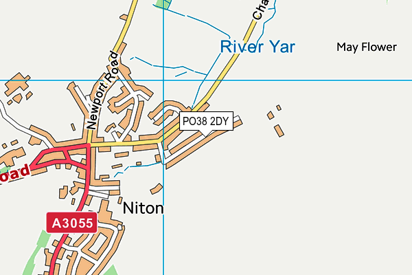 PO38 2DY map - OS VectorMap District (Ordnance Survey) PO38 2DY map - OS VectorMap District (Ordnance Survey)