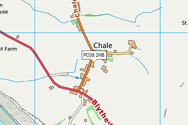 PO38 2HB map - OS VectorMap District (Ordnance Survey) PO38 2HB map - OS VectorMap District (Ordnance Survey)