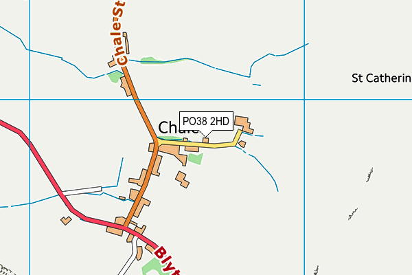 PO38 2HD map - OS VectorMap District (Ordnance Survey) PO38 2HD map - OS VectorMap District (Ordnance Survey)