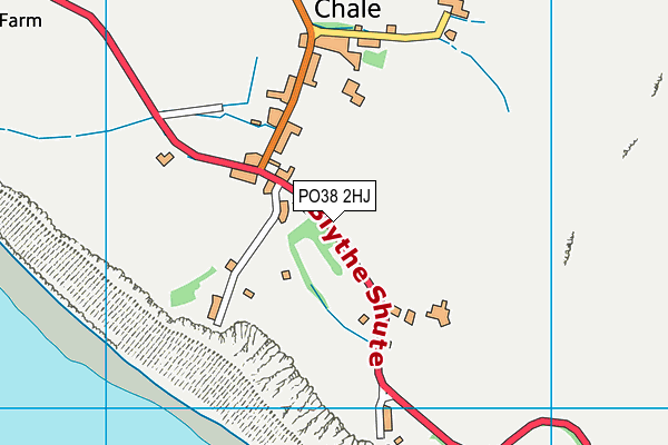 PO38 2HJ map - OS VectorMap District (Ordnance Survey)