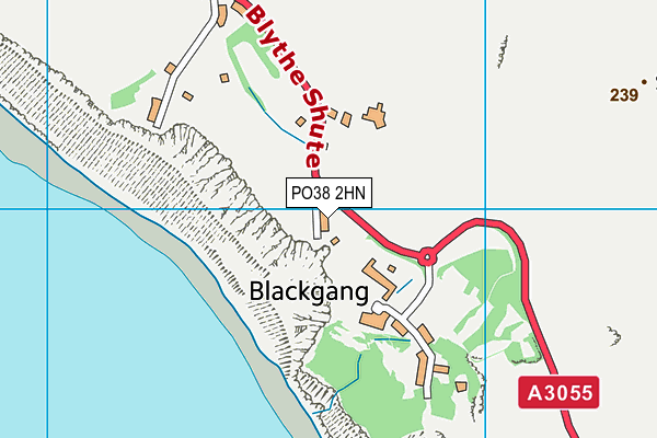 PO38 2HN map - OS VectorMap District (Ordnance Survey) PO38 2HN map - OS VectorMap District (Ordnance Survey)