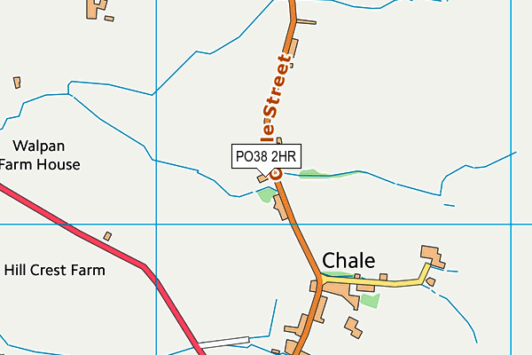 PO38 2HR map - OS VectorMap District (Ordnance Survey) PO38 2HR map - OS VectorMap District (Ordnance Survey)