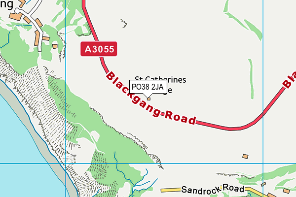 PO38 2JA map - OS VectorMap District (Ordnance Survey) PO38 2JA map - OS VectorMap District (Ordnance Survey)