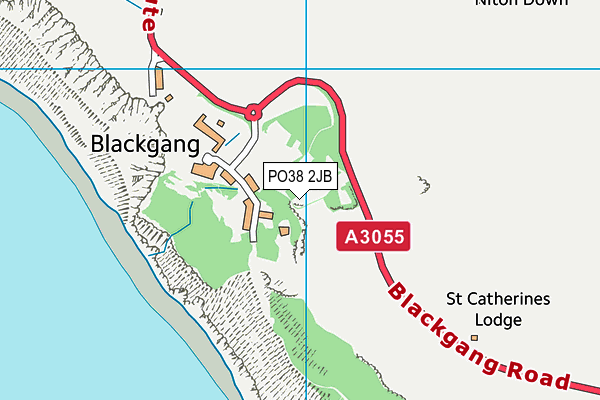 PO38 2JB map - OS VectorMap District (Ordnance Survey) PO38 2JB map - OS VectorMap District (Ordnance Survey)