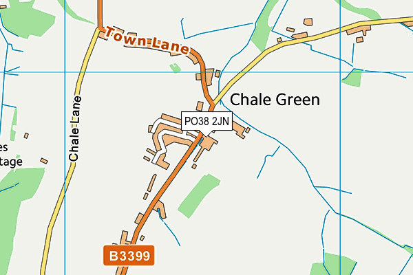PO38 2JN map - OS VectorMap District (Ordnance Survey) PO38 2JN map - OS VectorMap District (Ordnance Survey)