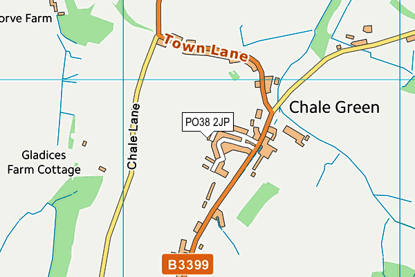 PO38 2JP map - OS VectorMap District (Ordnance Survey) PO38 2JP map - OS VectorMap District (Ordnance Survey)