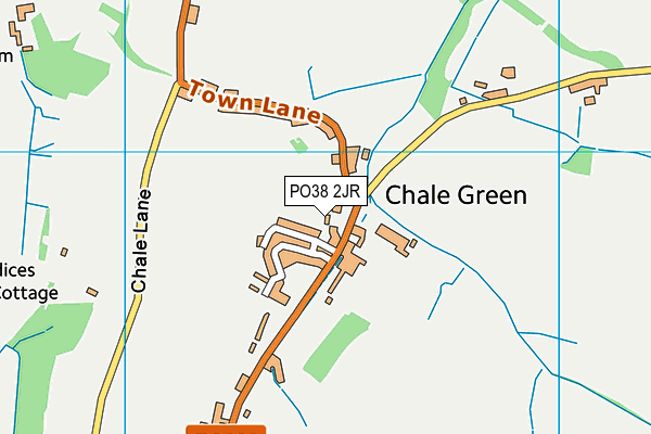 PO38 2JR map - OS VectorMap District (Ordnance Survey) PO38 2JR map - OS VectorMap District (Ordnance Survey)