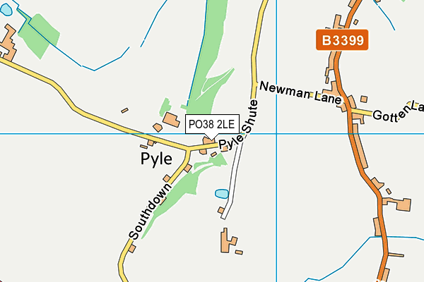 PO38 2LE map - OS VectorMap District (Ordnance Survey) PO38 2LE map - OS VectorMap District (Ordnance Survey)