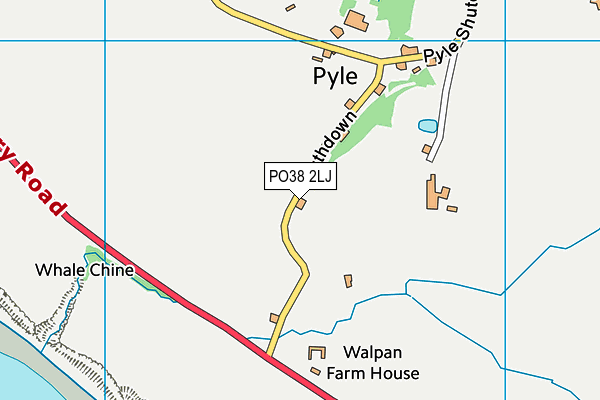 PO38 2LJ map - OS VectorMap District (Ordnance Survey) PO38 2LJ map - OS VectorMap District (Ordnance Survey)