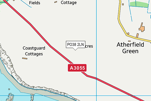 PO38 2LN map - OS VectorMap District (Ordnance Survey) PO38 2LN map - OS VectorMap District (Ordnance Survey)