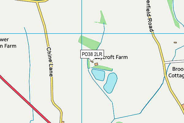 PO38 2LR map - OS VectorMap District (Ordnance Survey) PO38 2LR map - OS VectorMap District (Ordnance Survey)