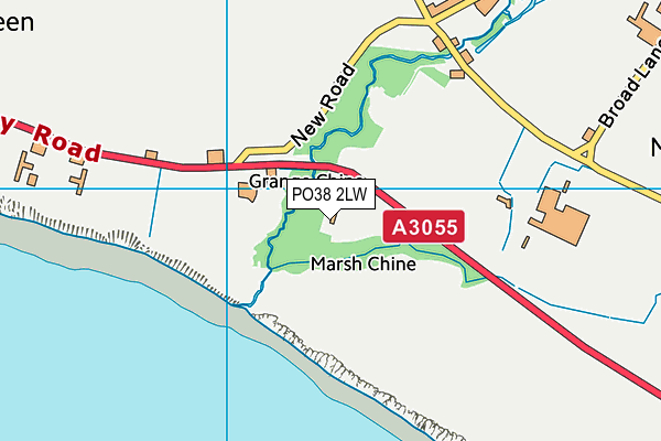 PO38 2LW map - OS VectorMap District (Ordnance Survey) PO38 2LW map - OS VectorMap District (Ordnance Survey)