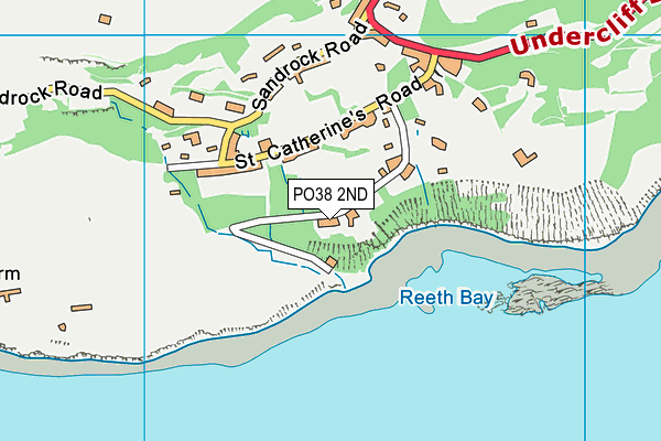 PO38 2ND map - OS VectorMap District (Ordnance Survey) PO38 2ND map - OS VectorMap District (Ordnance Survey)