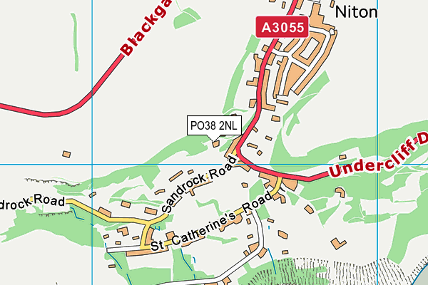 PO38 2NL map - OS VectorMap District (Ordnance Survey) PO38 2NL map - OS VectorMap District (Ordnance Survey)