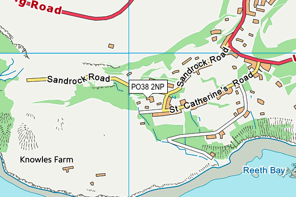 PO38 2NP map - OS VectorMap District (Ordnance Survey) PO38 2NP map - OS VectorMap District (Ordnance Survey)