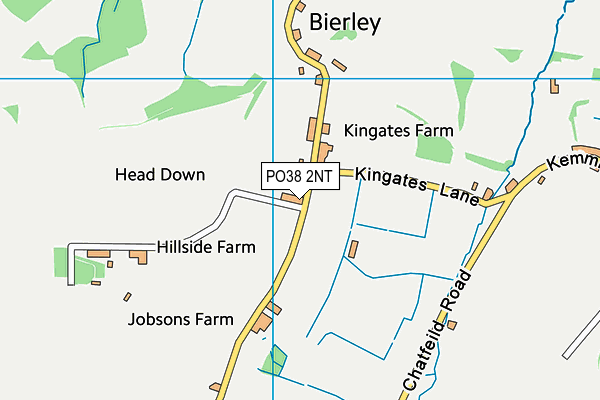 PO38 2NT map - OS VectorMap District (Ordnance Survey) PO38 2NT map - OS VectorMap District (Ordnance Survey)