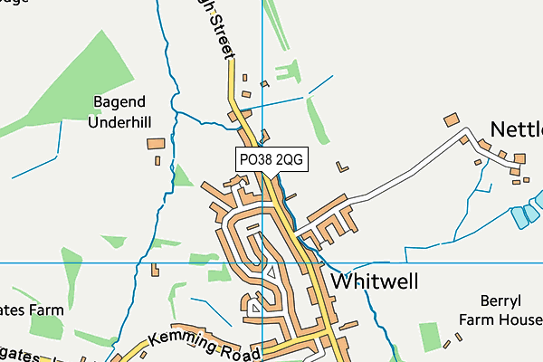PO38 2QG map - OS VectorMap District (Ordnance Survey) PO38 2QG map - OS VectorMap District (Ordnance Survey)