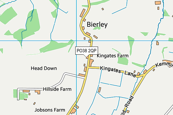 PO38 2QP map - OS VectorMap District (Ordnance Survey) PO38 2QP map - OS VectorMap District (Ordnance Survey)