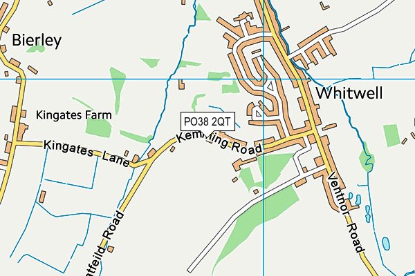 PO38 2QT map - OS VectorMap District (Ordnance Survey) PO38 2QT map - OS VectorMap District (Ordnance Survey)