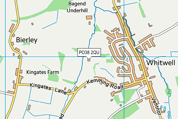 PO38 2QU map - OS VectorMap District (Ordnance Survey) PO38 2QU map - OS VectorMap District (Ordnance Survey)