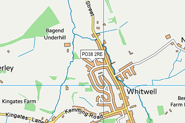 PO38 2RE map - OS VectorMap District (Ordnance Survey) PO38 2RE map - OS VectorMap District (Ordnance Survey)