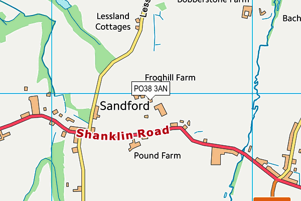 PO38 3AN map - OS VectorMap District (Ordnance Survey) PO38 3AN map - OS VectorMap District (Ordnance Survey)