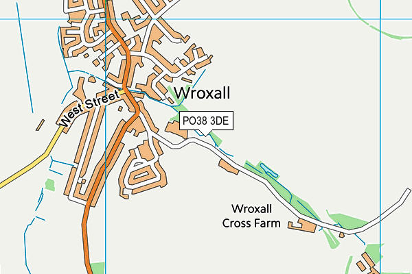 PO38 3DE map - OS VectorMap District (Ordnance Survey) PO38 3DE map - OS VectorMap District (Ordnance Survey)