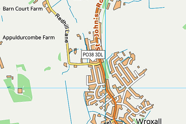 PO38 3DL map - OS VectorMap District (Ordnance Survey) PO38 3DL map - OS VectorMap District (Ordnance Survey)