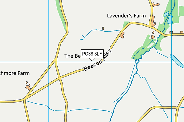 PO38 3LF map - OS VectorMap District (Ordnance Survey) PO38 3LF map - OS VectorMap District (Ordnance Survey)