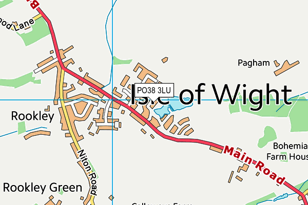 PO38 3LU map - OS VectorMap District (Ordnance Survey) PO38 3LU map - OS VectorMap District (Ordnance Survey)