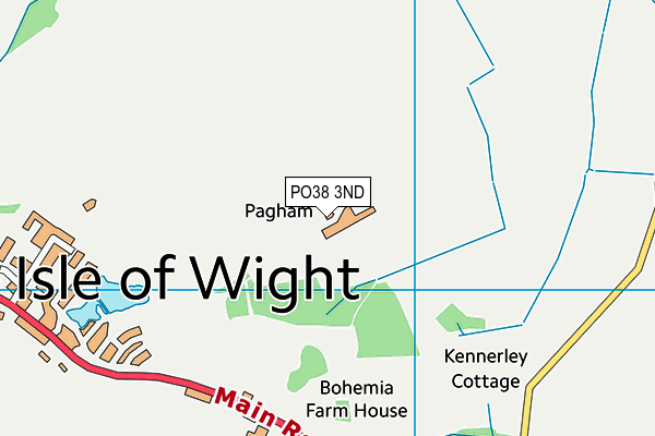 PO38 3ND map - OS VectorMap District (Ordnance Survey) PO38 3ND map - OS VectorMap District (Ordnance Survey)