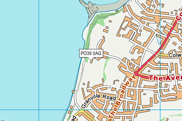 PO39 0AG map - OS VectorMap District (Ordnance Survey) PO39 0AG map - OS VectorMap District (Ordnance Survey)
