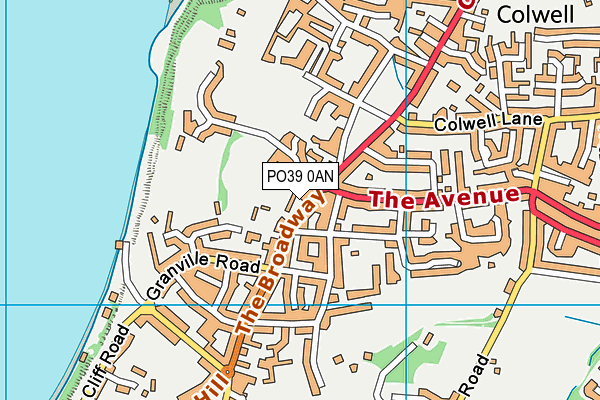 PO39 0AN map - OS VectorMap District (Ordnance Survey) PO39 0AN map - OS VectorMap District (Ordnance Survey)