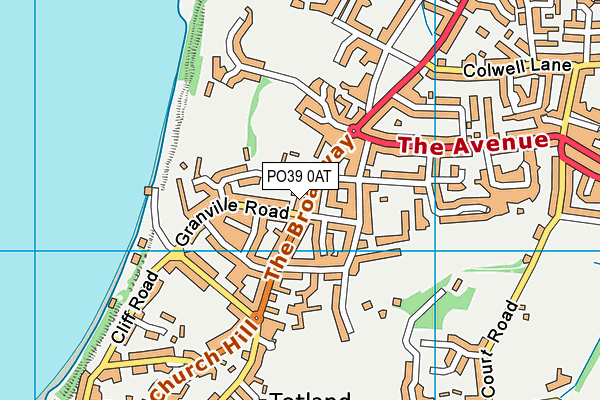 PO39 0AT map - OS VectorMap District (Ordnance Survey) PO39 0AT map - OS VectorMap District (Ordnance Survey)