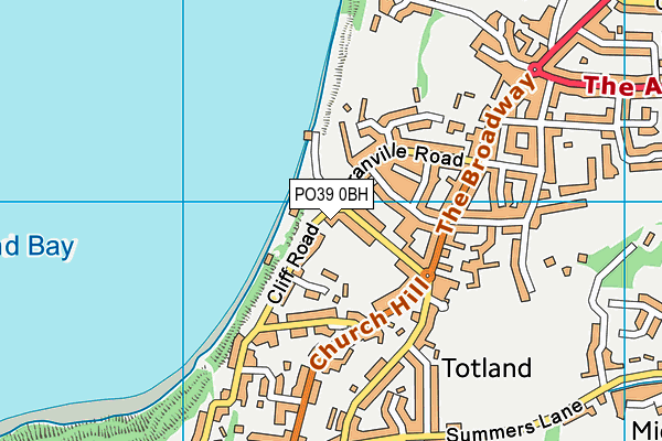 PO39 0BH map - OS VectorMap District (Ordnance Survey) PO39 0BH map - OS VectorMap District (Ordnance Survey)