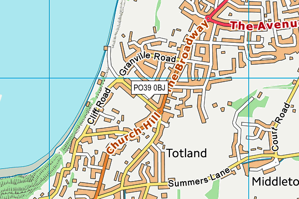 PO39 0BJ map - OS VectorMap District (Ordnance Survey) PO39 0BJ map - OS VectorMap District (Ordnance Survey)