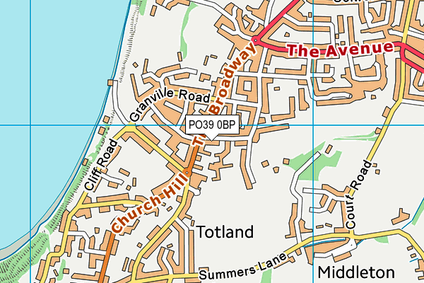 PO39 0BP map - OS VectorMap District (Ordnance Survey) PO39 0BP map - OS VectorMap District (Ordnance Survey)