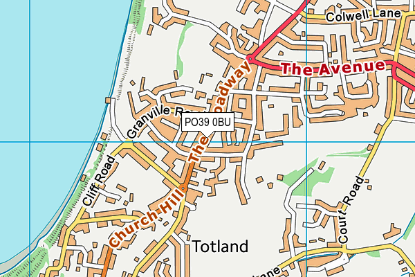 PO39 0BU map - OS VectorMap District (Ordnance Survey) PO39 0BU map - OS VectorMap District (Ordnance Survey)