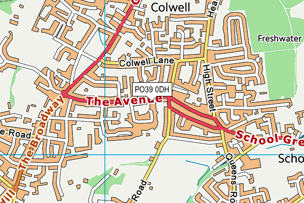 PO39 0DH map - OS VectorMap District (Ordnance Survey) PO39 0DH map - OS VectorMap District (Ordnance Survey)