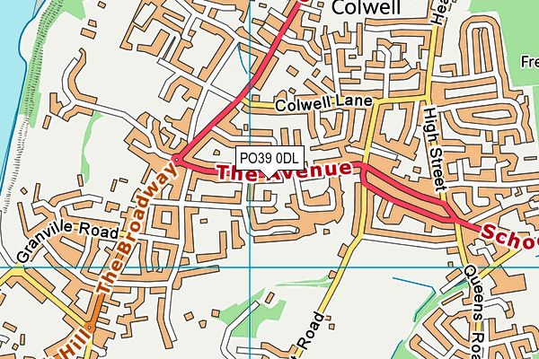 PO39 0DL map - OS VectorMap District (Ordnance Survey) PO39 0DL map - OS VectorMap District (Ordnance Survey)