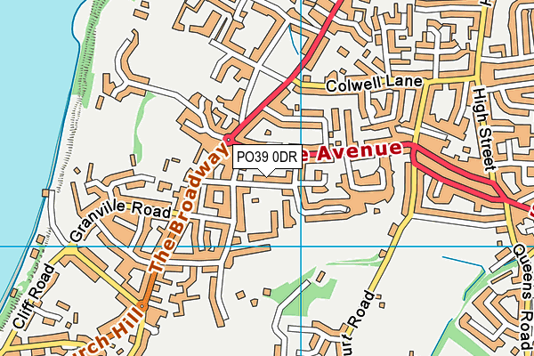 PO39 0DR map - OS VectorMap District (Ordnance Survey) PO39 0DR map - OS VectorMap District (Ordnance Survey)