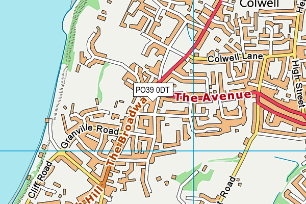 PO39 0DT map - OS VectorMap District (Ordnance Survey) PO39 0DT map - OS VectorMap District (Ordnance Survey)
