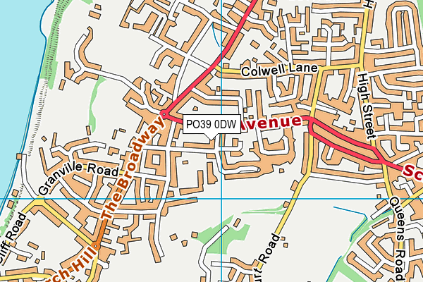 PO39 0DW map - OS VectorMap District (Ordnance Survey) PO39 0DW map - OS VectorMap District (Ordnance Survey)